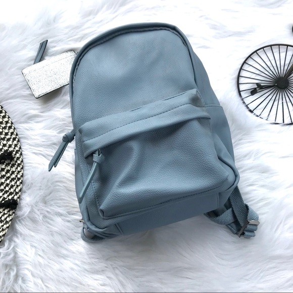 Handbags - Soft Blue Miniature Backpack - NWOT